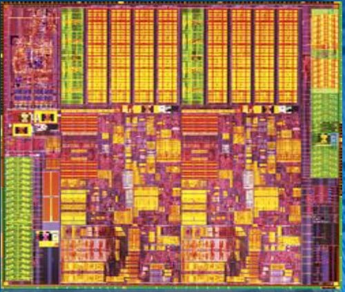 Intel Ivy Bridge processor die 