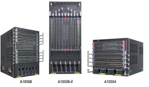 HP A10500 campus core switches
