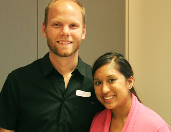 SVNewTech organizers Joe Robinson and Nisha Baxi