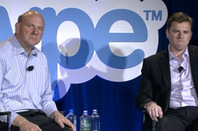 Steve Ballmer and Tony Bates