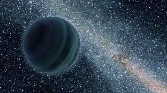 Artist's impression of a wandering Jupiter-like planet. Pic: NASA