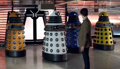 A still from Victory of the Daleks. Pic: BBC