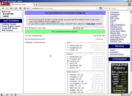 Step 2b TunnelBroker setup 2