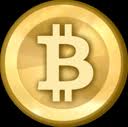 Bitcoin gold coin logo