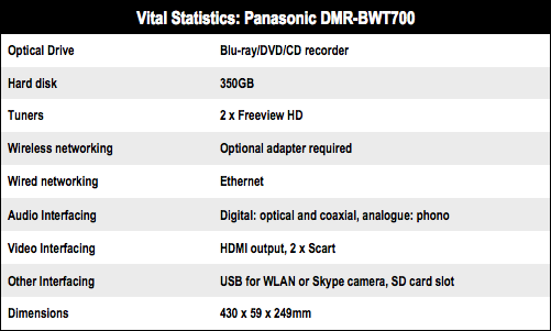 Panasonic DMR-BWT700