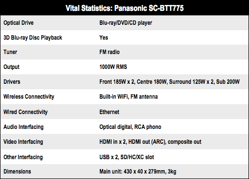 Panasonic SC-BTT775