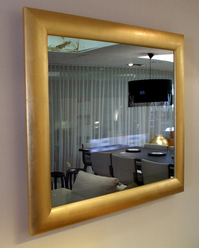 NEOD Home Modern Gold Mirror