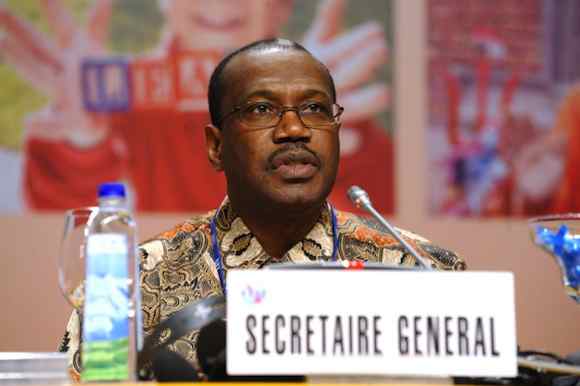 Dr Hamadoun Touré, ITU Secretary-General, speaks at the WTDC 2010, Hyderabad