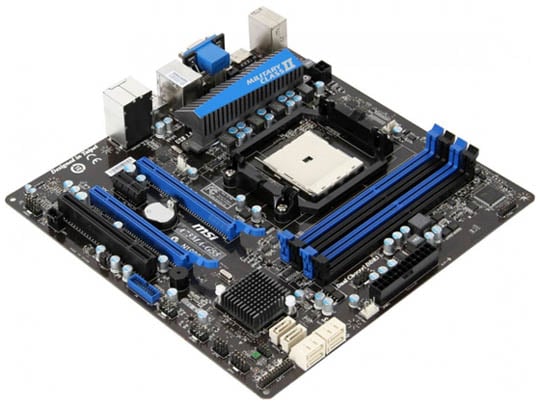 MSI A75MA-G55 socket-FM1 motherboard for AMD A-Series APUs