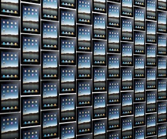 Great wall of iPads