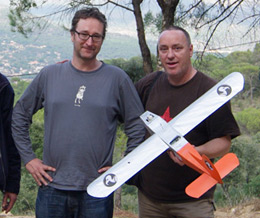 John Oates and Lester Haines with the Vulture 1