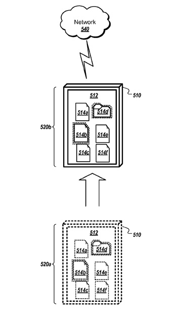 Apple gesture-based user interface patent application illustration