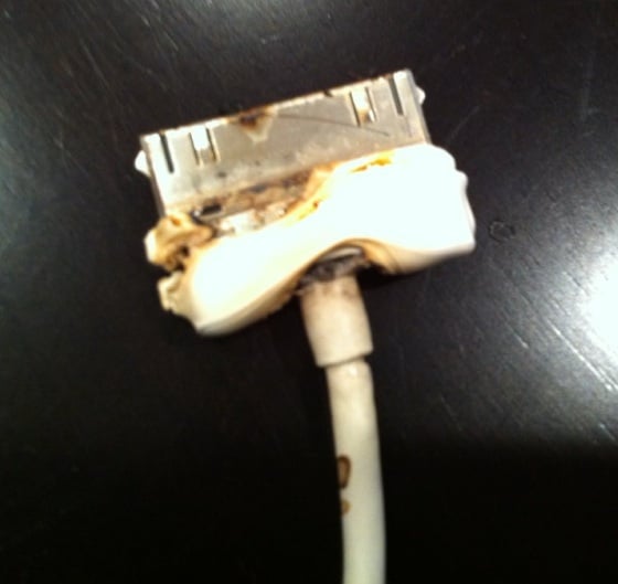 Gus Pinto's iPhone cable