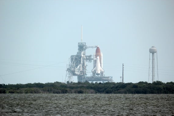 Shuttle on Pad