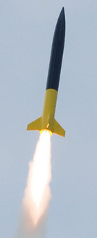 Rocket launch. Pic: Festival of Rocketry 2011