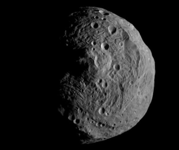 Dawn's image of Vesta. Pic: NASA