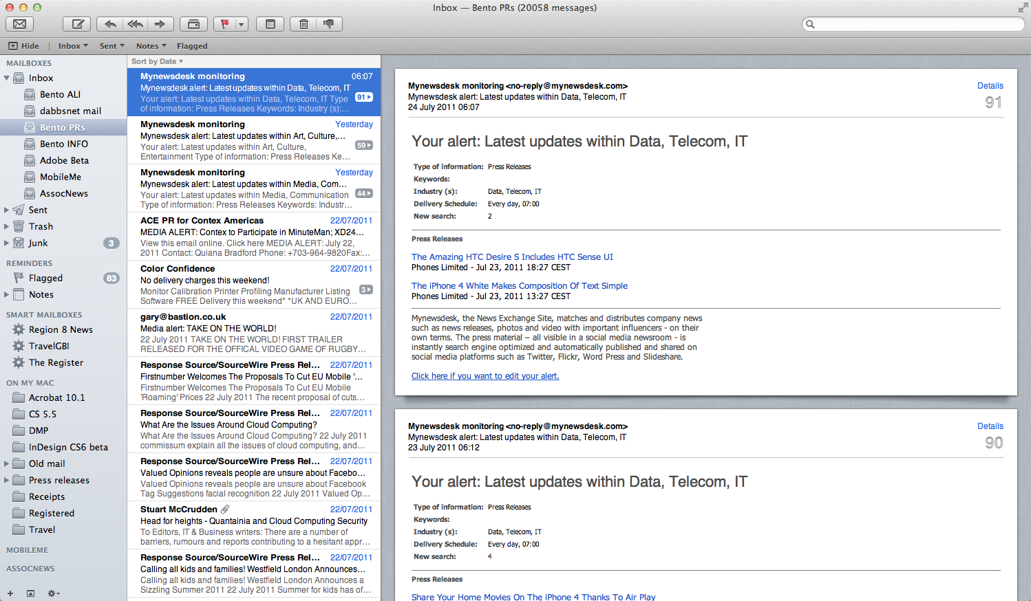 У Mail Client For Mac