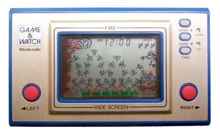 Fire on Game and Watch