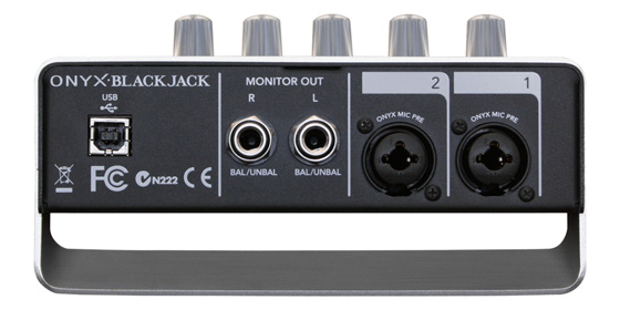 mackie onyx blackjack 2x2 usb recording interface