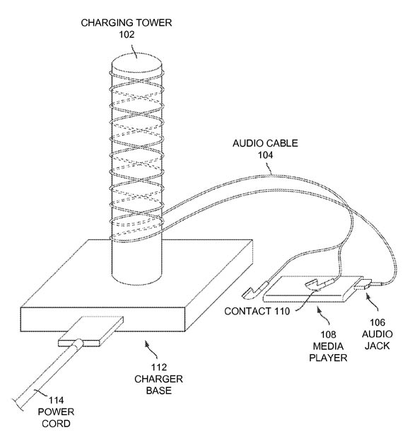 Apple inductive-charging patent illustration