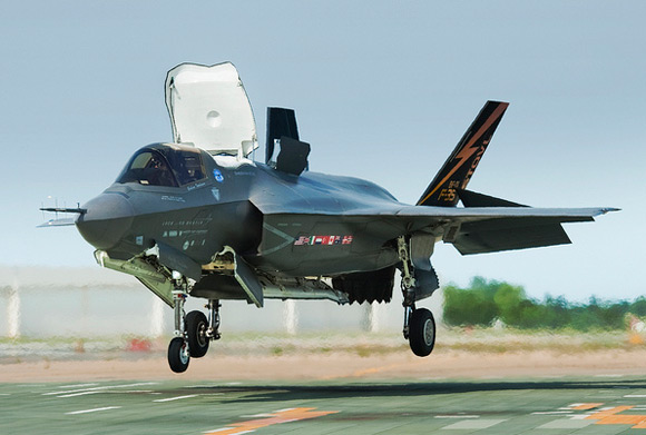 The F-35B during its recent live test. Pic: Lockheed Martin