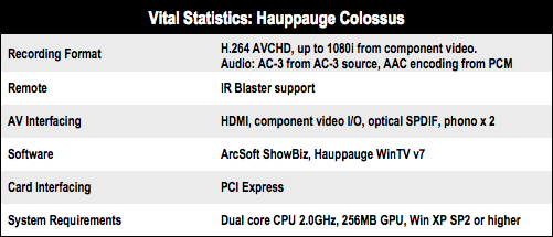 Hauppauge Colossus