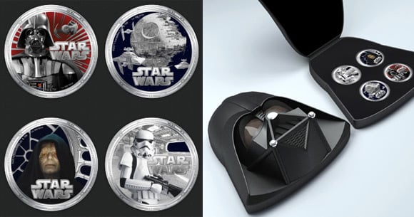 The Darth Vader coin set