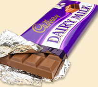 Cadbury Dairy Milk candy bar