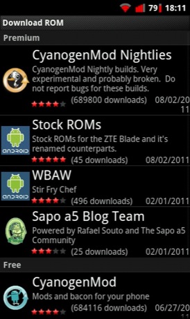 CyanogenMod screenshot