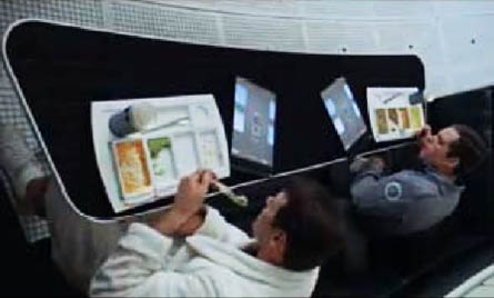 Tablet computers in '2001: A Space Odyssey'