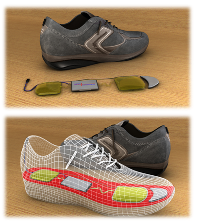 InStep NanoPower's gadget-powering shoe