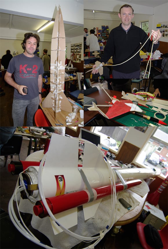 A montage of some of the projects on the go at the IRW base camp