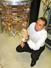 Matteo Mariantoni and his chilly quantum computer