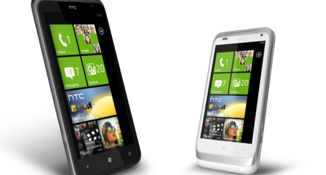 HTC Titan and Radar Windows Phone 7.5 smartphones