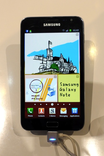 Samsung Galaxy Note smartphone