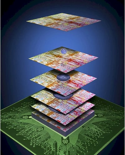 IBM 3M 3D chips