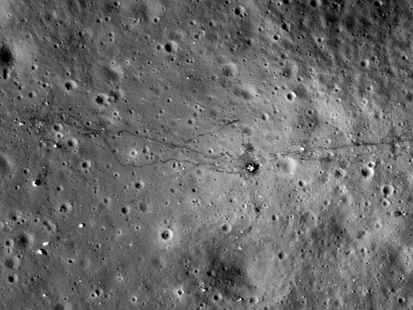 NASA's recent photo of the Apollo17 landing site