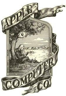 The original Apple logo