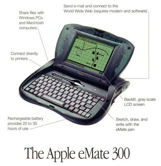 Apple's Newton OS–based eMate 300