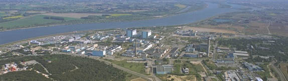 The Marcoule nuclear waste-processing plant