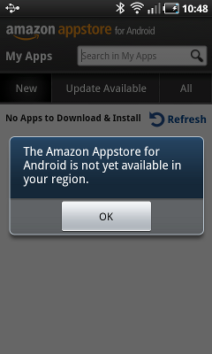 Amazon app store android download failed
