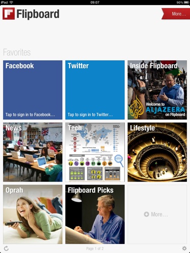 Flipboard iOS app icon