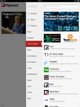 Flipboard iOS app icon