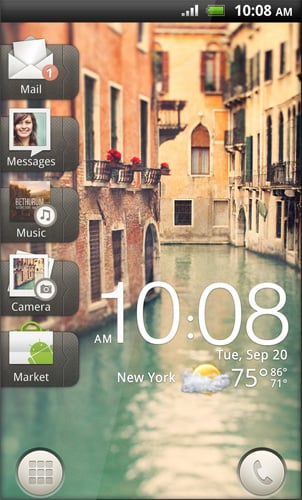 HTC Sense UI screenshot