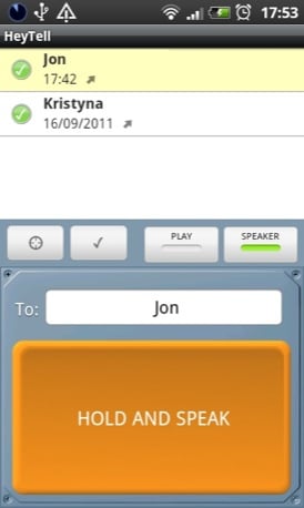 HeyTell Android screenshot