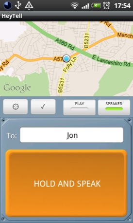 HeyTell Android screenshot