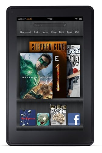 Amazon Kindle Fire e-book tablet