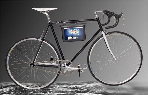 Samsung Galaxy Tab bicycle