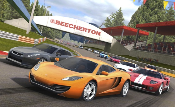 RealRacing 2 HD iOS game screenshot