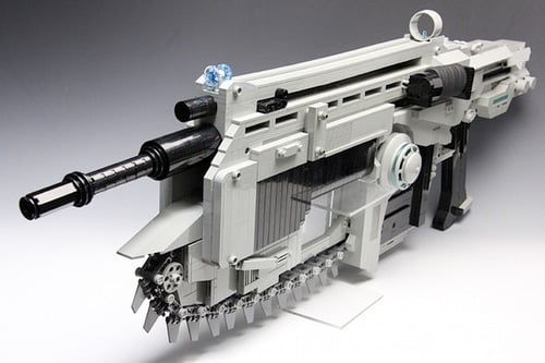 Lego Lancer Assault Rifle - GEARS OF WAR